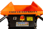 Detail K2 Big Dump 1100 Pound Electric Power Dump Cart - Image 5