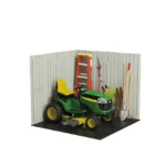 Suncast 7′ x 7′ Modernist Resin Outdoor Storage Shed - Image 5