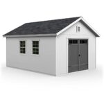 Handy Home Products Scarsdale 12×16 Do-it-Yourself Wooden Storage Shed with Floor