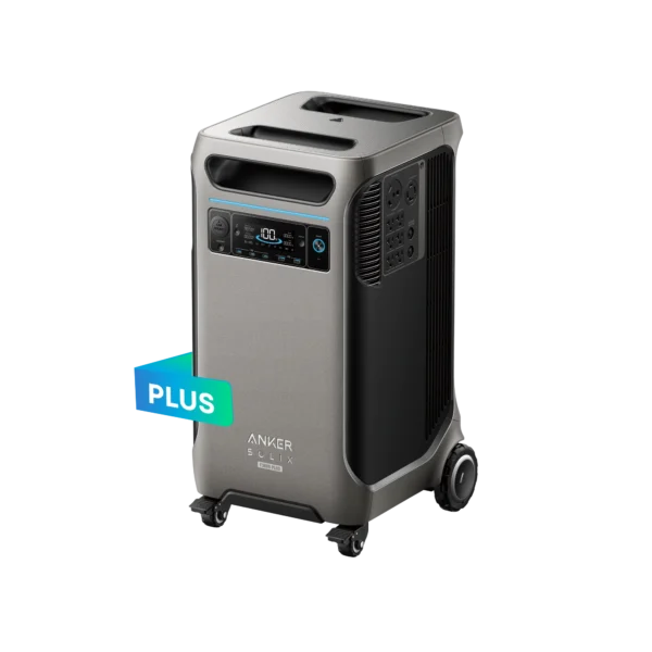 Anker SOLIX F3800 Plus Portable Power Station – 3,840Wh | 6,000W