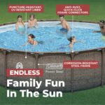 Coleman Power Steel 18 ft. x 48 in. Round Metal Frame Above Ground Pool Set - Image 2