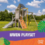 Jack & June Haven Wooden Swing Set - Image 6