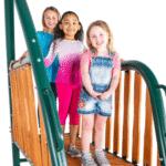 Sportspower Alta Oaks 10′ Heavy Duty Swing Set with Lifetime Warranty on 6′ Double Wall Slide - Image 2