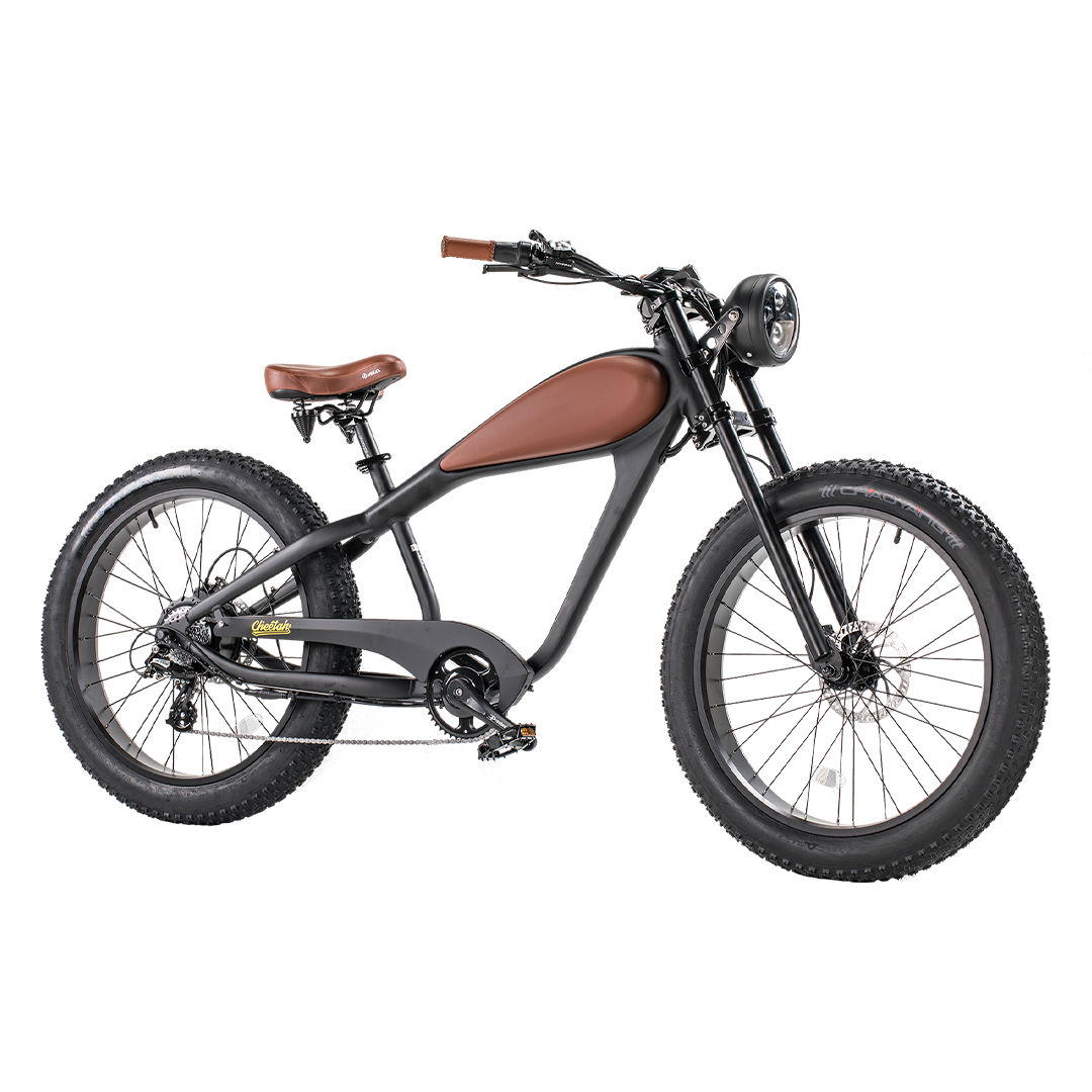 weltbike-only-product-28-image-1.png Revi Bikes Cheetah 48V 750W Hub Motor Fat Tire Electric Cruiser Bike - Image 1