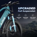 LEONX Aipas M2 Electric Mountain Bike – 1500W, 30MPH, 26″ Fat Tires - Image 5