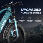 Aipas M2 Xterrain Electric Bike – Matte Black | All-Terrain E-Bike with Powerful Motor - Image 4
