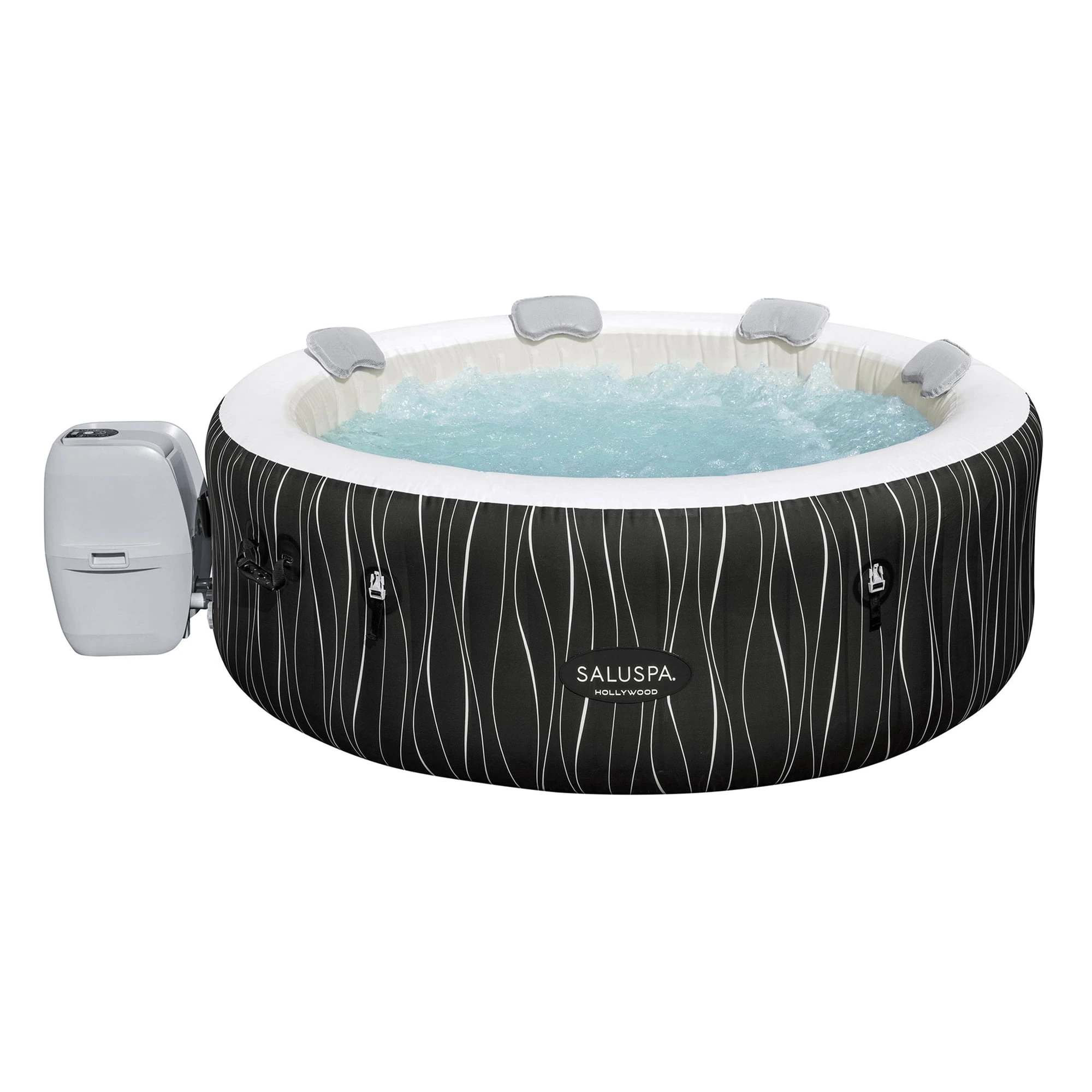 weltbike-product-31-image-1.webp Bestway SaluSpa Hollywood Luxe 4-6 Person Inflatable Hot Tub, Round Energy-Efficient Spa, 77″ x 26″ - Image 1