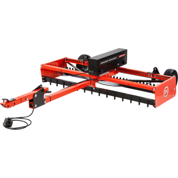 DR PRO 60 Power Grader – 60″ Width – Powered Remote Depth Control – Tow Behind ATV, UTV, or Garden Tractor – Road and Driveway Grader